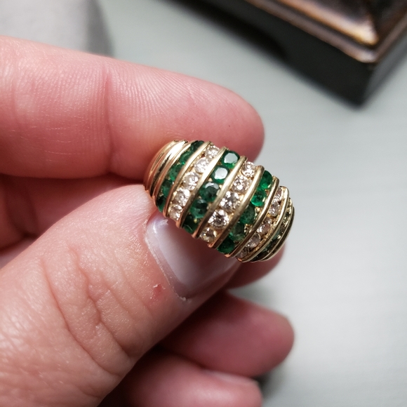 14 KT YELLOW GOLD RING - Picture 2 of 12